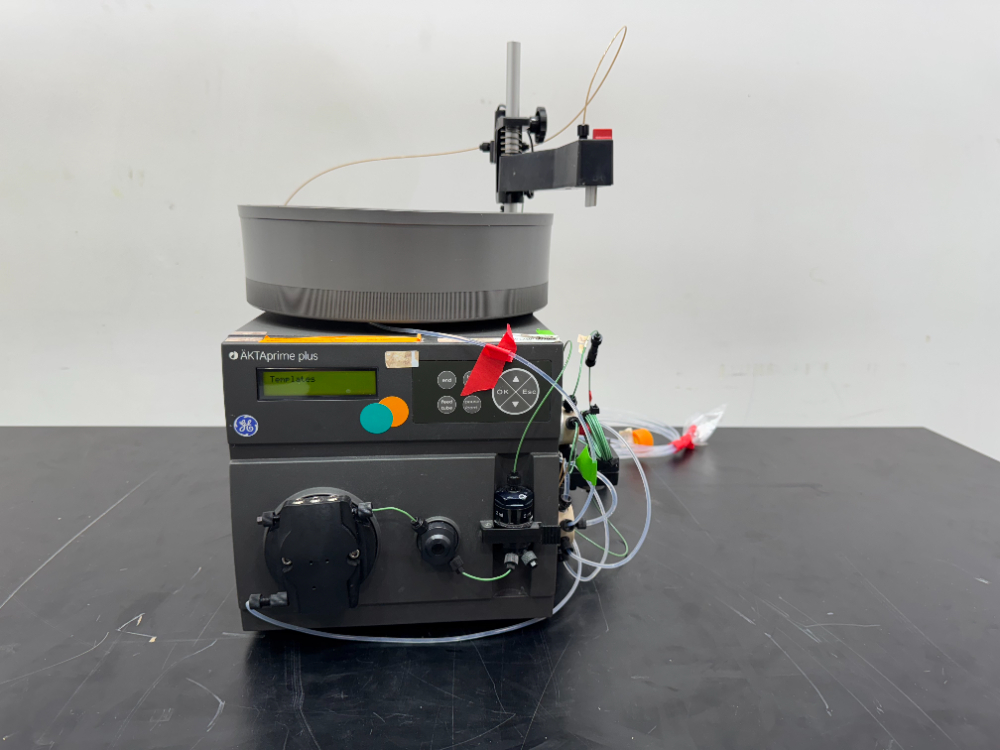 Image of Amersham AKTAprime Plus FPLC Chromatography System with Fraction Collector